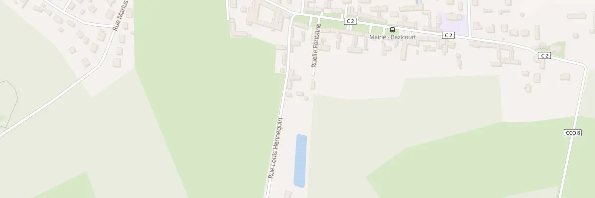 Plan du 5 Rue Louis Hennequin à Bazicourt
