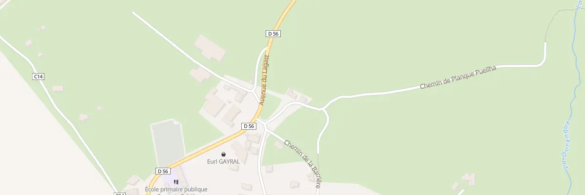 Plan du 5167A Les Combettes à Durenque