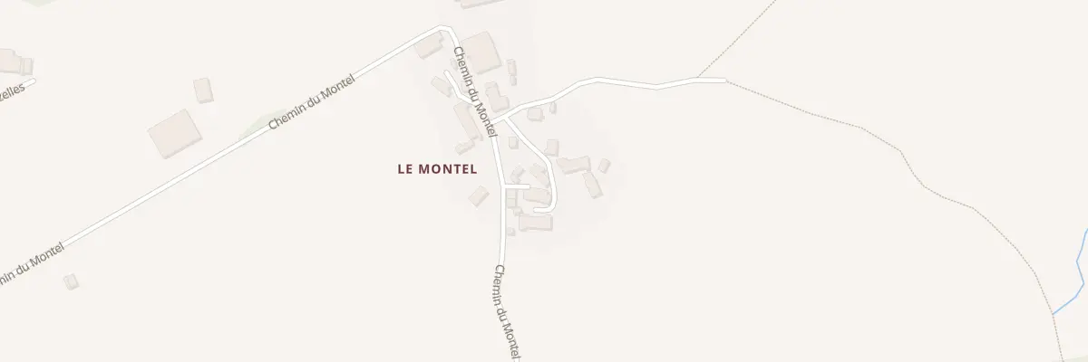 Plan du 5051 Le Montel à Avèze