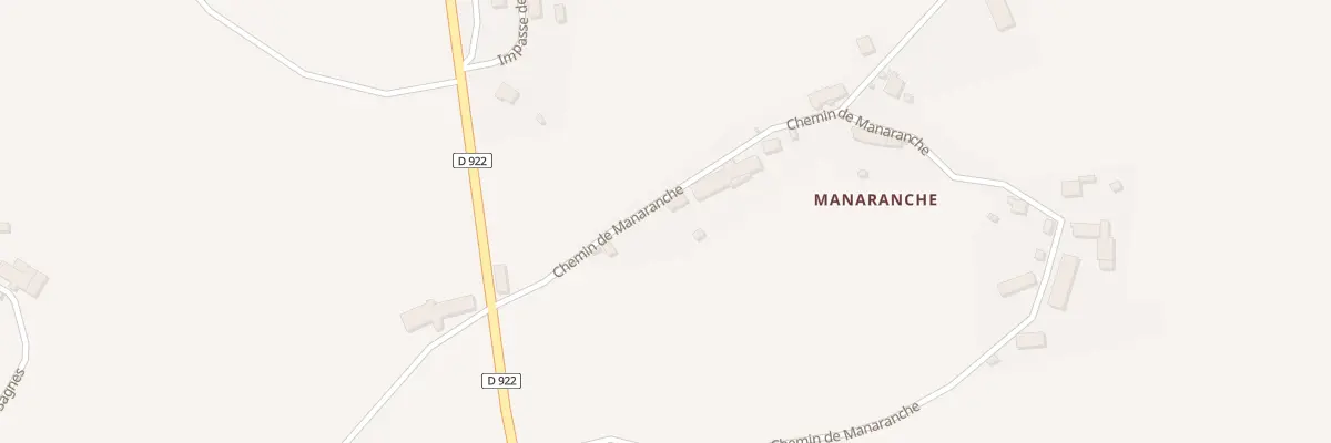 Plan du 6018A Manaranche Sud à Tauves