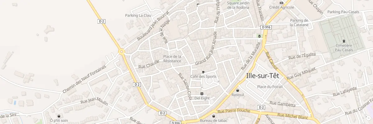 Plan du 2 Rue de la Poissonnerie à Ille-sur-Têt