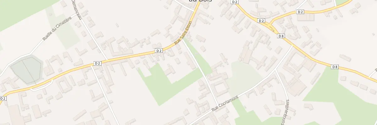 Plan du 4 Rue de l’Argilliere à Bienvillers-au-Bois