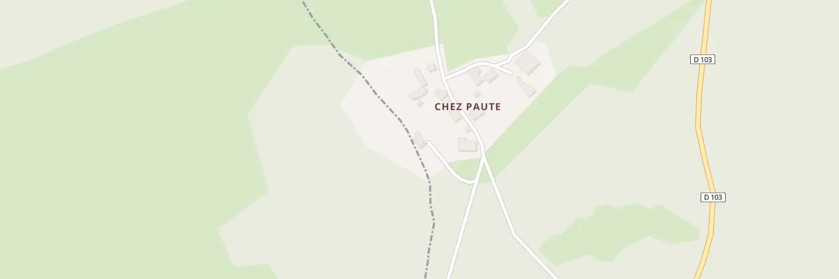 Plan du 5074 Chez Paute à Roche-d’Agoux