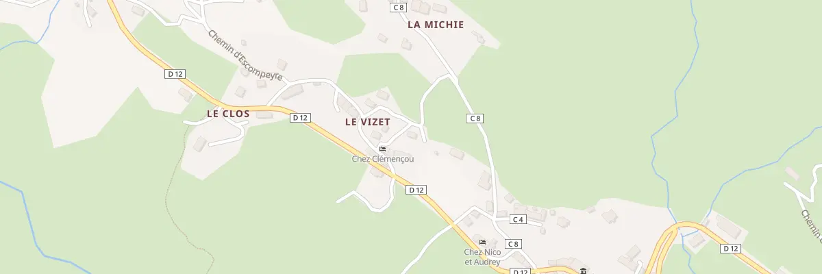Plan du 6046 Le Vizet au Falgoux