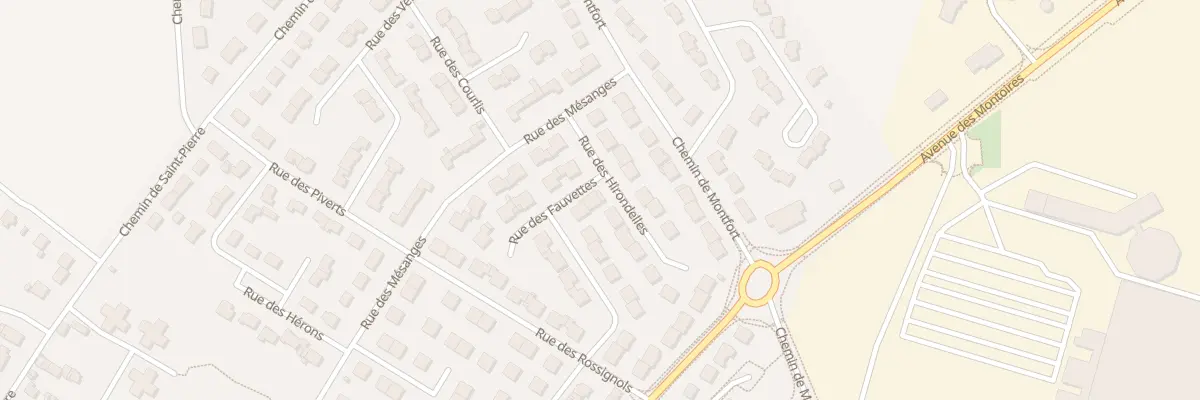 Plan du 1 Rue des Fauvettes à Gien