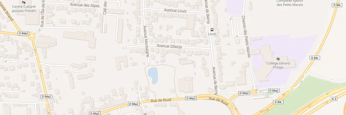 Plan du 22 Av Dilecta à Villeparisis