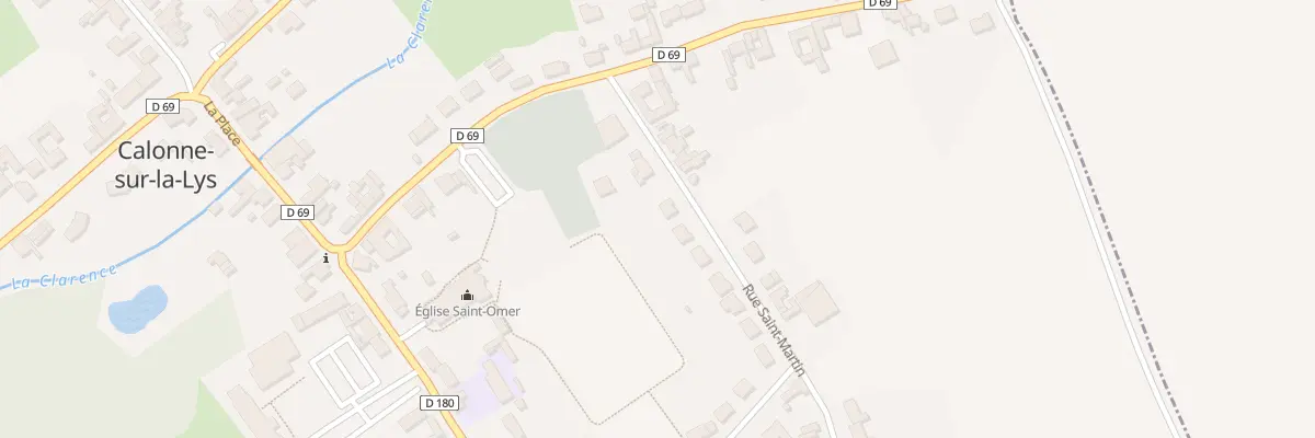 Plan du 60 Rue Saint Martin à Calonne-sur-la-Lys