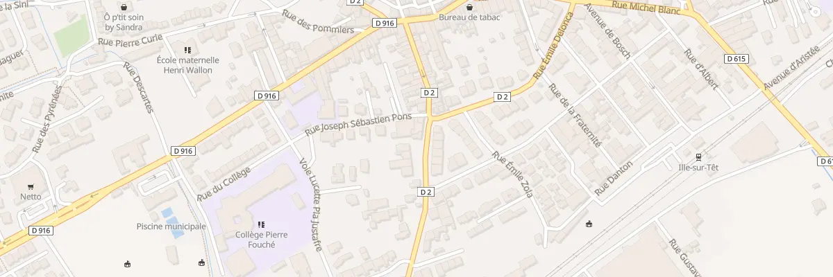 Plan du 4 Rue Maurice Iche à Ille-sur-Têt