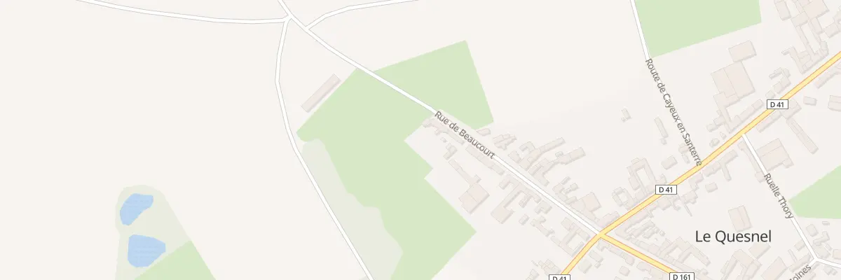 Plan du 19 Rue de Beaucourt au Quesnel