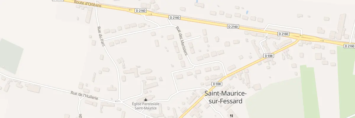Plan du 5435 Le Bourg à Saint-Maurice-sur-Fessard