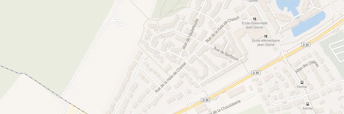 Plan du 39 Rue de Beaumont du Gatinais au Mée-sur-Seine