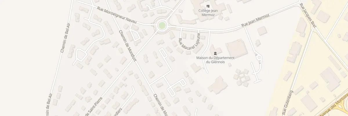 Plan du 11 Rue Charles Gounod à Gien