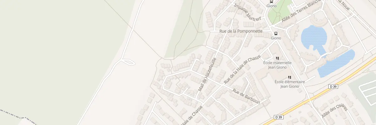 Plan du 209 Rue de Beaumont du Gatinais au Mée-sur-Seine