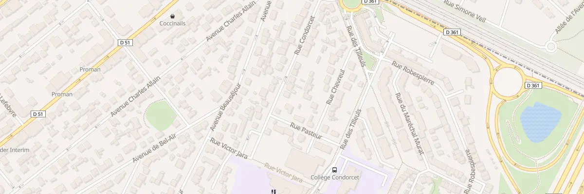 Plan du 23 Rue Condorcet à Pontault-Combault