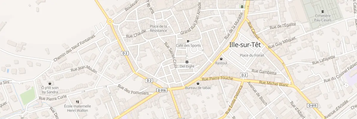 Plan du 20 Rue Sainte Croix à Ille-sur-Têt