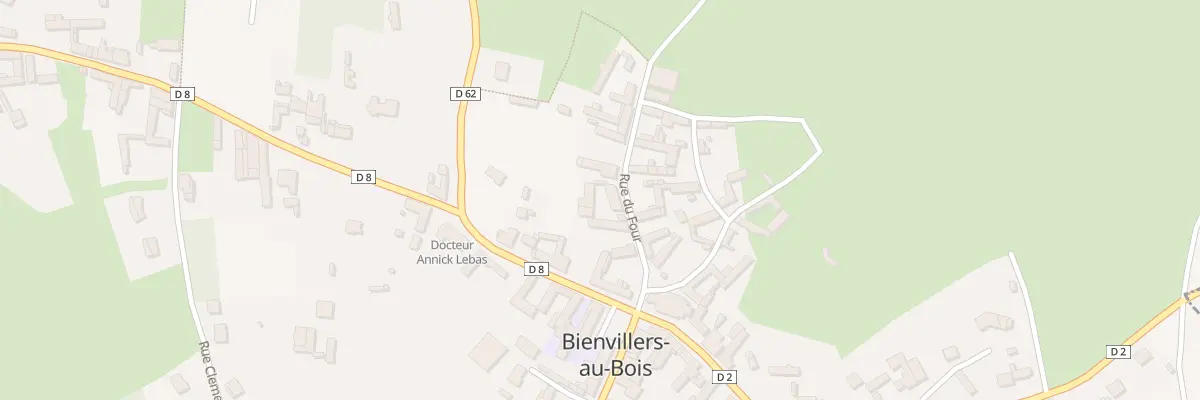 Plan du 5 Rue du Four à Bienvillers-au-Bois