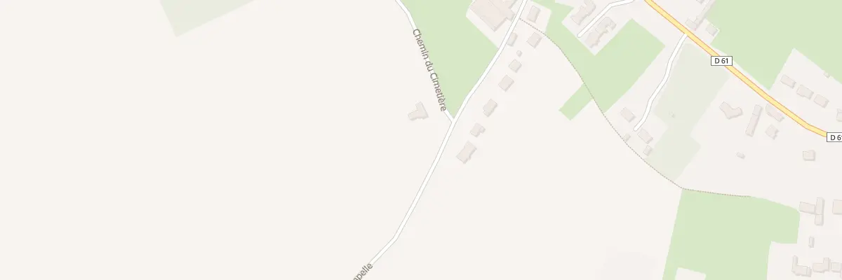 Plan du 10 Rue de la Chapelle à Montenescourt
