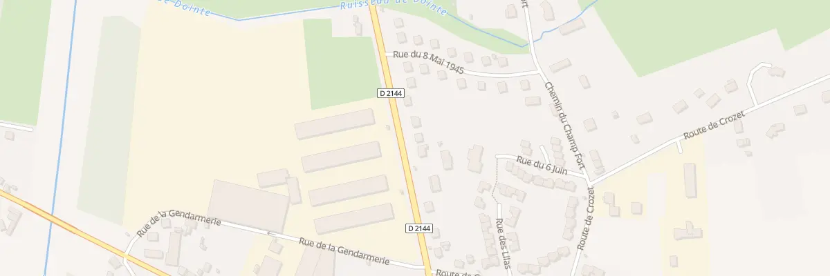 Plan du 22 Rte de Paris à Vallon-en-Sully