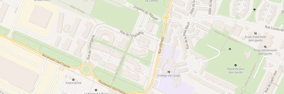 Plan du 22 Rue de l’Orangerie à Émerainville