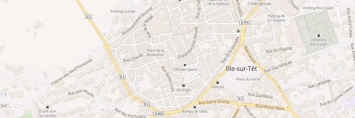 Plan du 2 Gr Grand Rue à Ille-sur-Têt