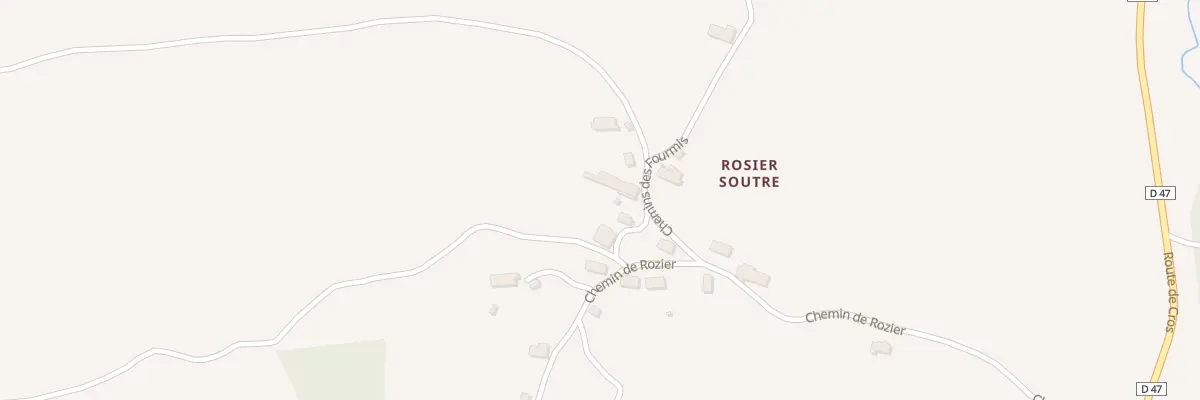 Plan du 5291 Rosier Soubre à Bagnols