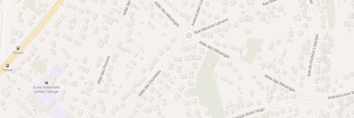Plan du 43 All des Fauvettes à Dammarie-les-Lys