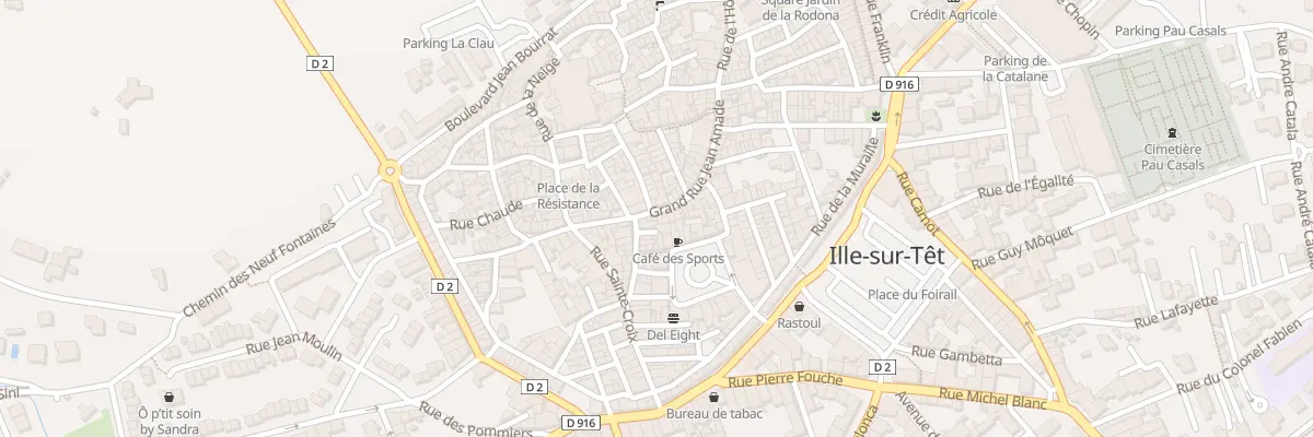 Plan du 4 Gr Grand Rue à Ille-sur-Têt