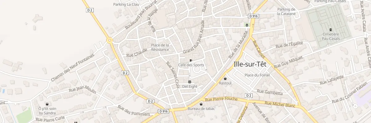 Plan du 4 Rue Gilbert Brutus à Ille-sur-Têt