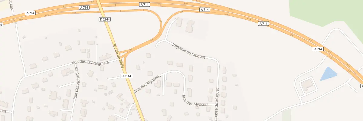 Plan du 5 Rue des Myosotis à Saint-Victor