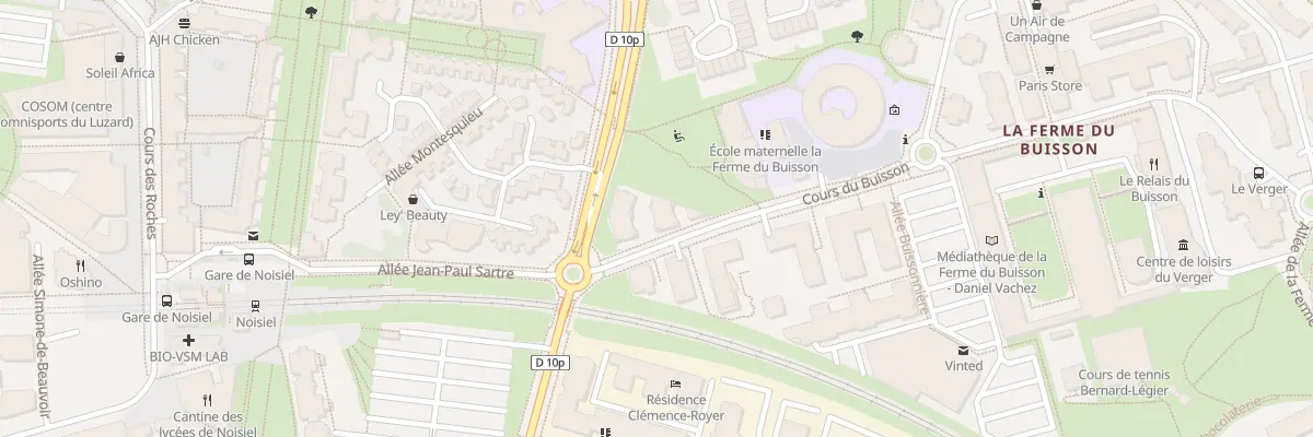 Plan du 1 Crs du Buisson à Noisiel