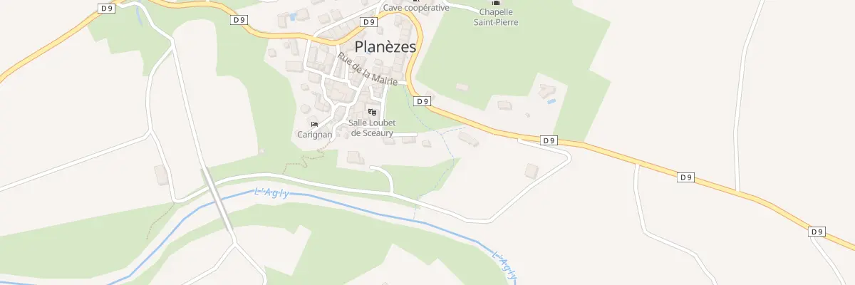 Plan du 62 Planèzes à Planèzes