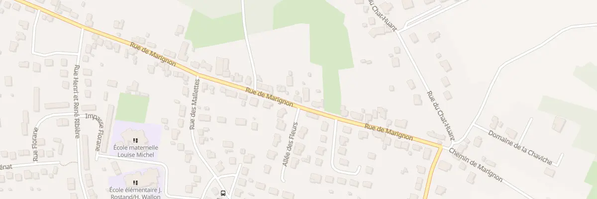 Plan du 73 Rue de Marignon à Montluçon