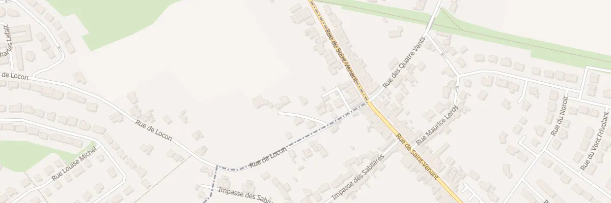 Plan du 7 Rue de Locon à Vendin-lès-Béthune
