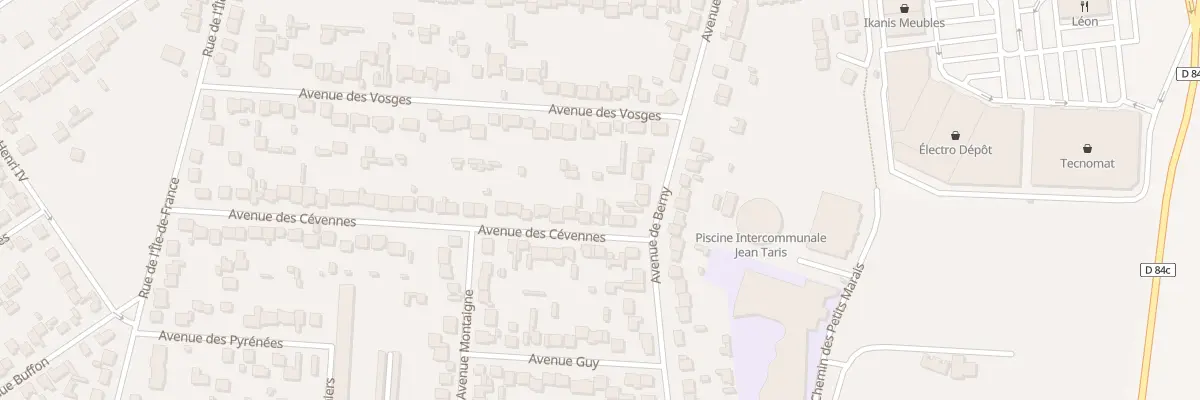Plan du 53B Av des Cévennes à Villeparisis