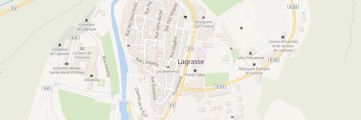 Plan du 18 Bd de la Promenade à Lagrasse