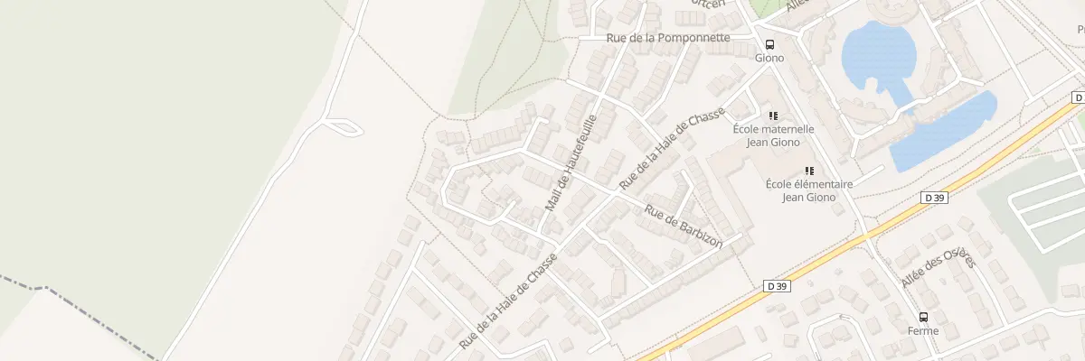 Plan du 240 Rue de Beaumont du Gatinais au Mée-sur-Seine