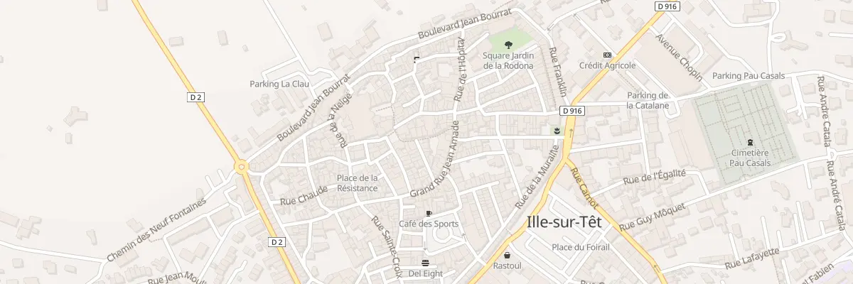 Plan du 1 Rue Sainte Therese à Ille-sur-Têt