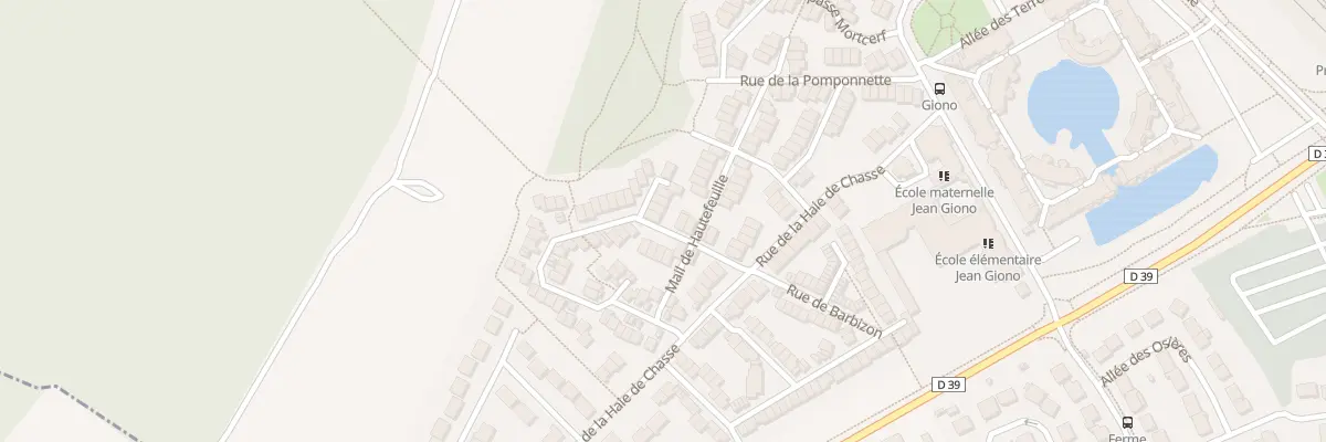 Plan du 218 Rue de Beaumont du Gatinais au Mée-sur-Seine