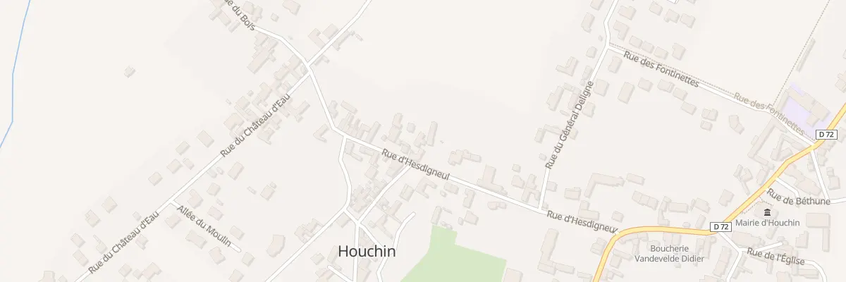Plan du 24 Rue d’Hesdigneul à Houchin