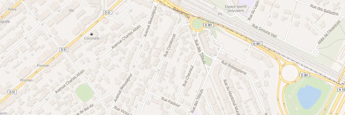 Plan du 11 Rue Condorcet à Pontault-Combault