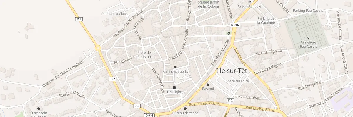 Plan du 14 Gr Grand Rue à Ille-sur-Têt
