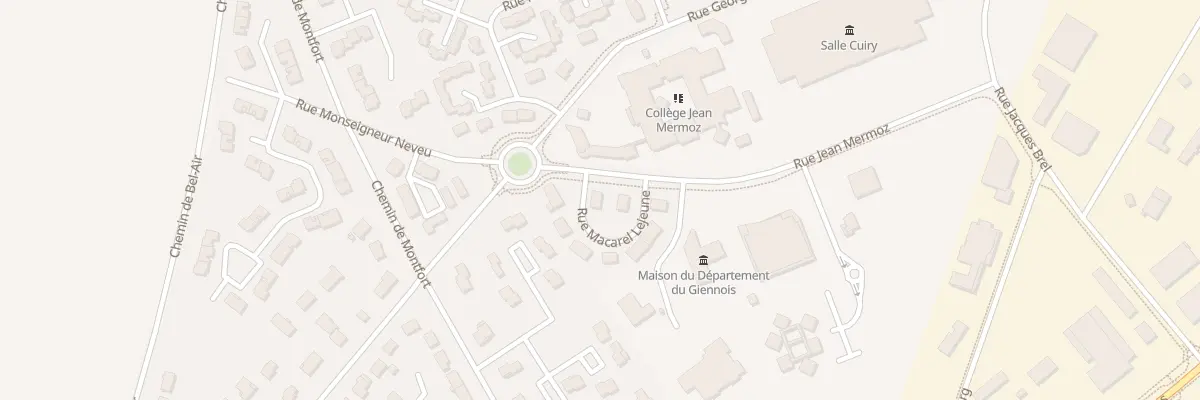 Plan du 1 Rue Macarel Le Jeune à Gien