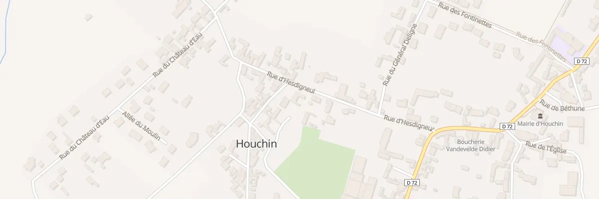 Plan du 1 Rue du Jeu de Paume à Houchin