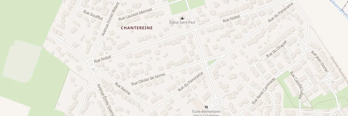 Plan du 25 Rue Olivier de Serres à Chelles