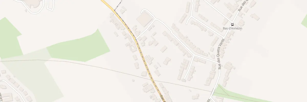 Plan du 784 Rue de Saint-venant à Annezin