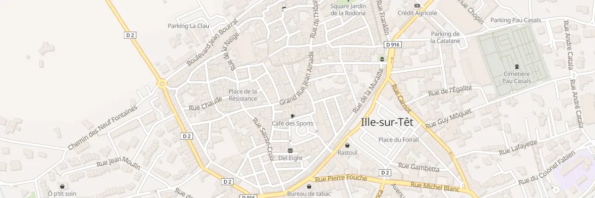 Plan du 18 Gr Grand Rue à Ille-sur-Têt