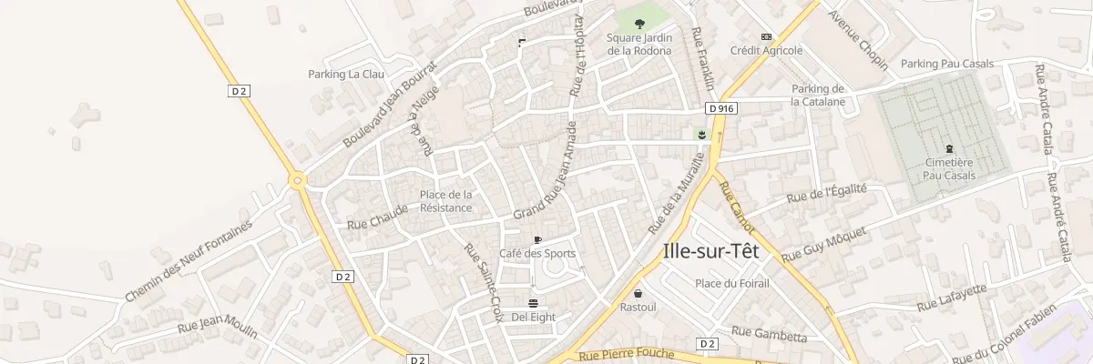 Plan du 17 Gr Grand Rue à Ille-sur-Têt