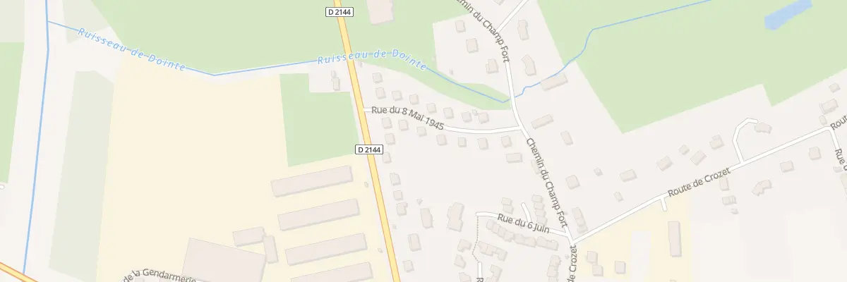 Plan du 4 Rue du 8 Mai 1945 à Vallon-en-Sully
