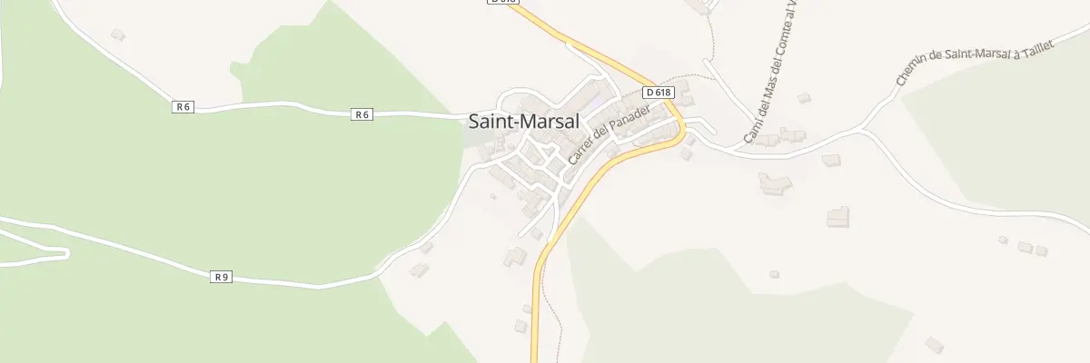 Plan du 9 Le Village à Saint-Marsal