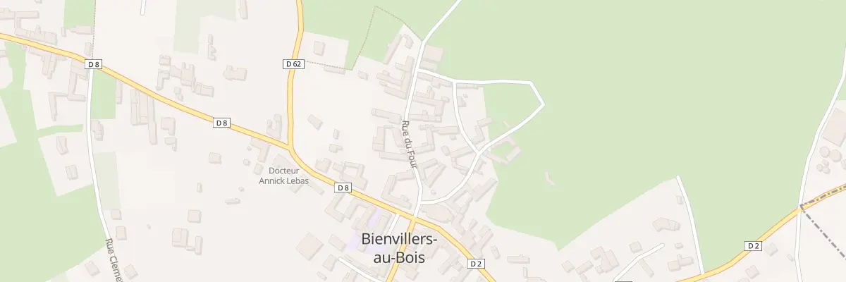 Plan du 6 Rue du Four à Bienvillers-au-Bois